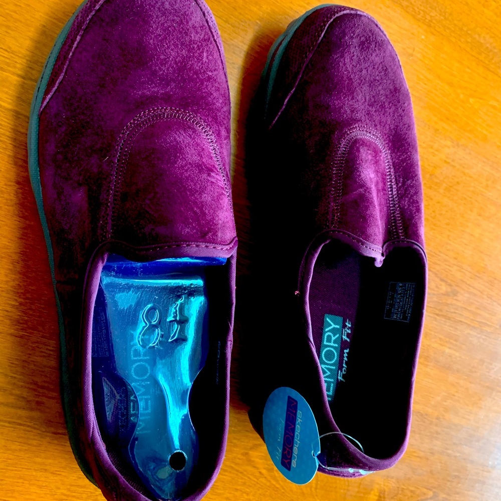 Skechers Go Walk Memory Foam Shoes Burgundy Size 8 1/2